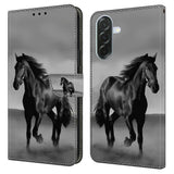 Samsung Galaxy A37 EIDERWOOD Flip Deksel med Kortholder & Stativfunksjon - Hest