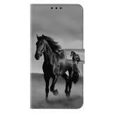 Samsung Galaxy A37 EIDERWOOD Flip Deksel med Kortholder & Stativfunksjon - Hest