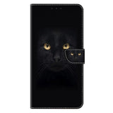 Samsung Galaxy A37 EIDERWOOD Flip Deksel med Kortholder & Stativfunksjon - Svart Katt