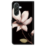 Samsung Galaxy A37 EIDERWOOD Flip Deksel med Kortholder & Stativfunksjon - Blomst