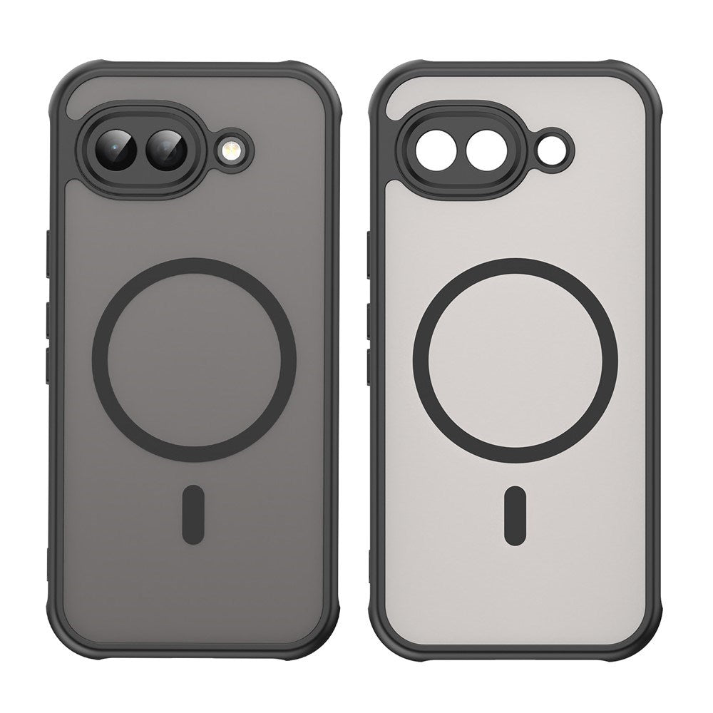 Google Pixel 10a EIDERWOOD Matt Hybrid Plast Deksel - MagSafe Kompatibel - Svart