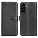EIDERWOOD Samsung Galaxy A57 Kunstskinn Flip Deksel m. Kortholder & Ståfunksjon - Svart