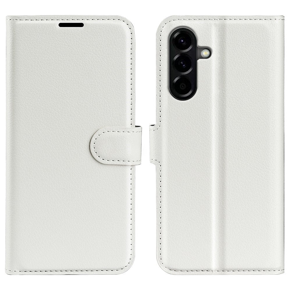 EIDERWOOD Samsung Galaxy A57 Kunstskinn Flip Deksel m. Kortholder & Ståfunksjon - Hvit