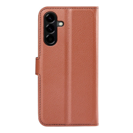 EIDERWOOD Samsung Galaxy A57 Kunstskinn Flip Deksel m. Kortholder & Ståfunksjon - Brun