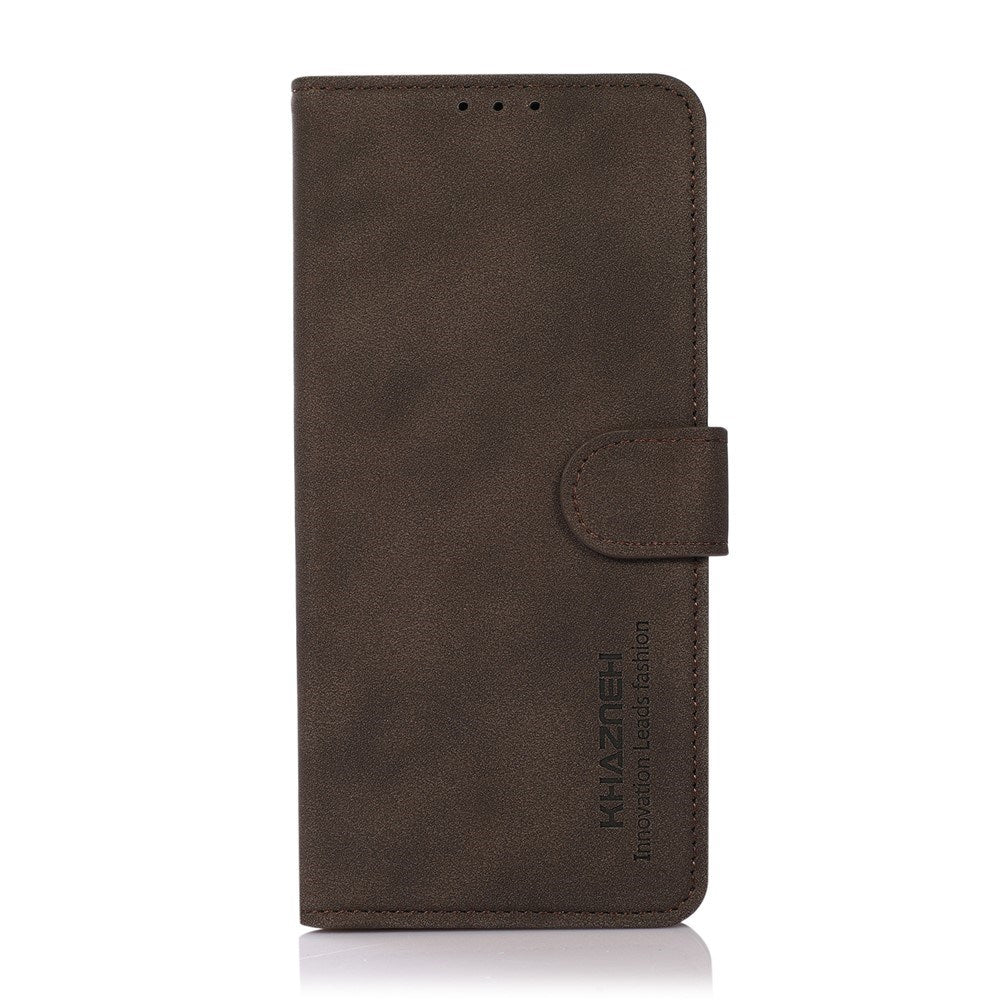 Samsung Galaxy A57 Kunstskinn Flip Deksel med Kortholder - Brun