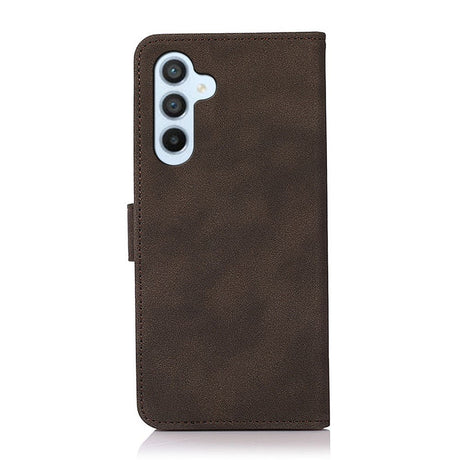 Samsung Galaxy A57 Kunstskinn Flip Deksel med Kortholder - Brun