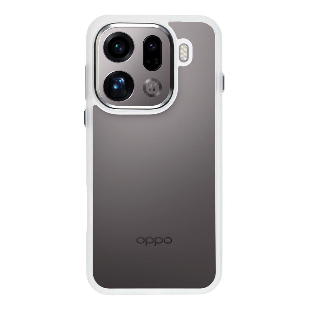 OPPO Find X9 Pro EIDERWOOD Hybrid Deksel - Gjennomsiktig / Hvit
