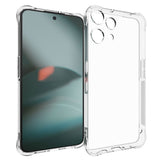 Nothing Phone (3a) Lite EIDERWOOD Fleksibelt Plast Deksel med Støtabsorberende Hjørner - Gjennomsiktig