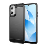 Motorola Moto G06 / G06 Power EIDERWOOD Carbon Fiber Deksel med Skjermbeskyttelse - Svart