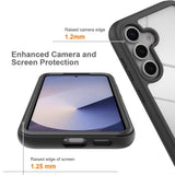 Samsung Galaxy A37 EIDERWOOD 360° Beskyttende Deksel med Skjermbeskytter - Gjennomsiktig / Svart