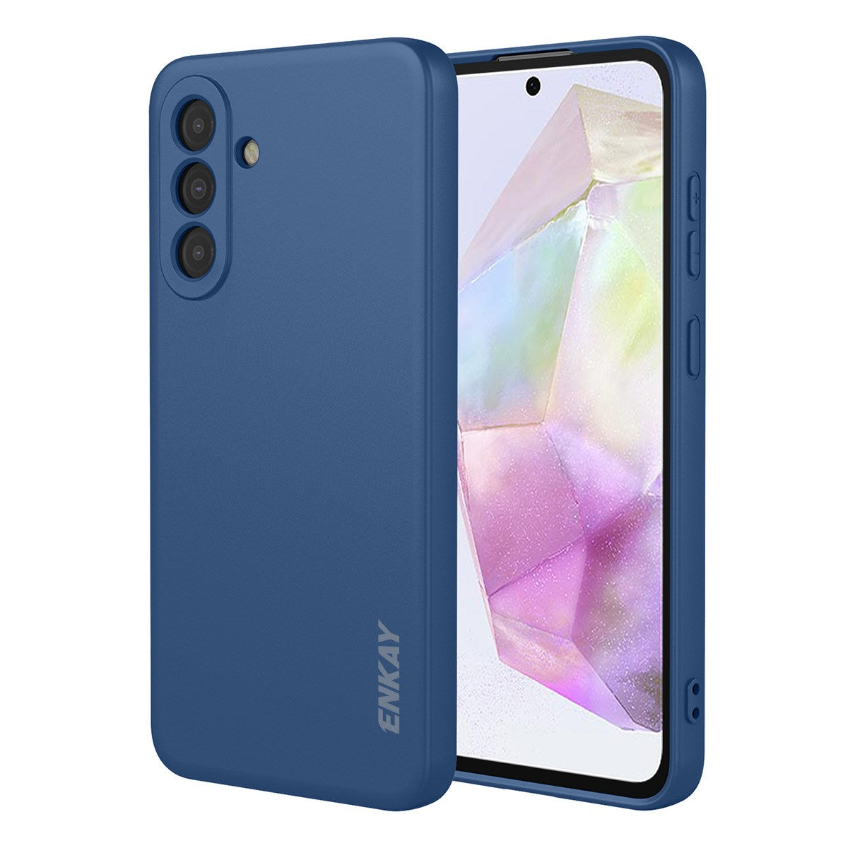 Samsung Galaxy A37 ENKAY Silikon Deksel - Blå