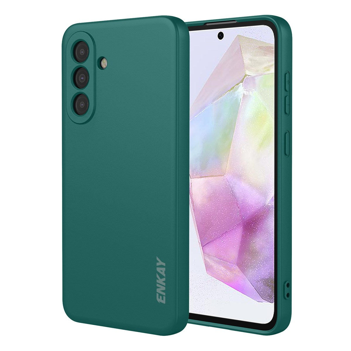 Samsung Galaxy A37 ENKAY Silikon Deksel - Grønn