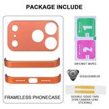 iPhone 17 Pro Max Todelt Bumper Deksel m. Kamerabeskytter - Oransje