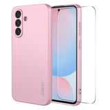 Samsung Galaxy A57 ENKAY Silikon Deksel med Skjermbeskytter - Rosa