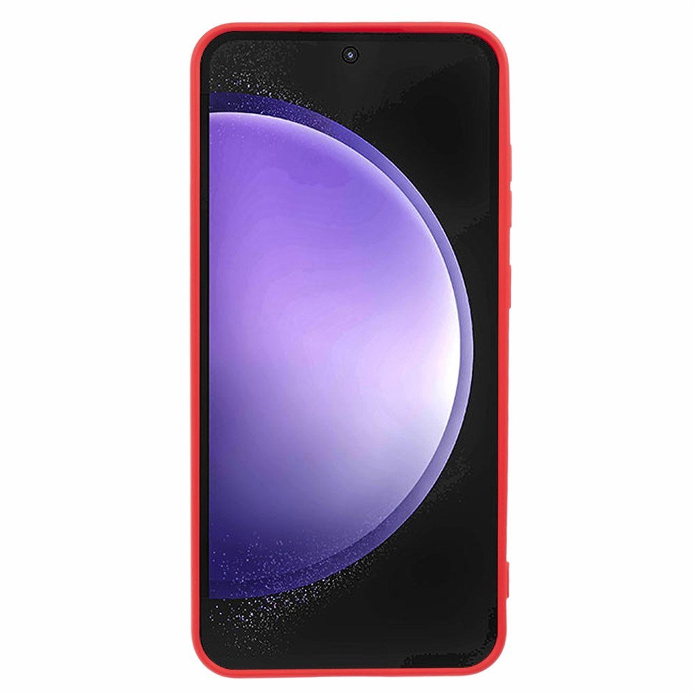 Samsung Galaxy A37 EIDERWOOD Fôret Fleksibelt Plast Deksel - Rød