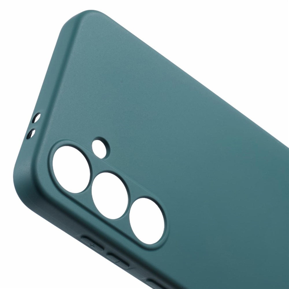 Samsung Galaxy A37 EIDERWOOD Fôret Fleksibelt Plast Deksel - Mørkegrønn