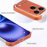 iPhone 17 Pro Todelt Bumper Deksel m. Kamerabeskytter - Oransje