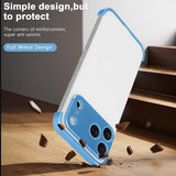 iPhone 17 Pro Todelt Bumper Deksel m. Kamerabeskytter - Blå