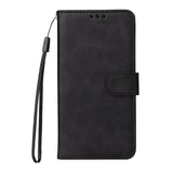 OPPO A6x EIDERWOOD Kunstskinn Flip Deksel med Kortlomme & Stativfunksjon - Svart