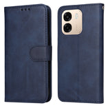 OPPO A6x EIDERWOOD Kunstskinn Flip Deksel med Kortlomme & Stativfunksjon - Blå