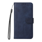 OPPO A6x EIDERWOOD Kunstskinn Flip Deksel med Kortlomme & Stativfunksjon - Blå