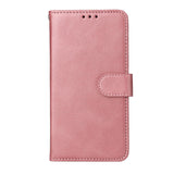 OPPO A6x EIDERWOOD Kunstskinn Flip Deksel med Kortlomme & Stativfunksjon - Rosa