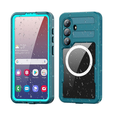 Samsung Galaxy S26 Redpebber Vanntett Hybrid Plast Deksel – MagSafe Kompatibel – Blå