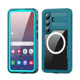 Samsung Galaxy S26 Redpebber Vanntett Hybrid Plast Deksel – MagSafe Kompatibel – Blå