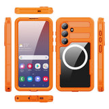 Samsung Galaxy S26 Redpebber Vanntett Hybrid Plast Deksel – MagSafe Kompatibel – Oransje