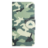 Samsung Galaxy S26 EIDERWOOD Kunstskinn Flip Deksel m. Mønster - Camouflage