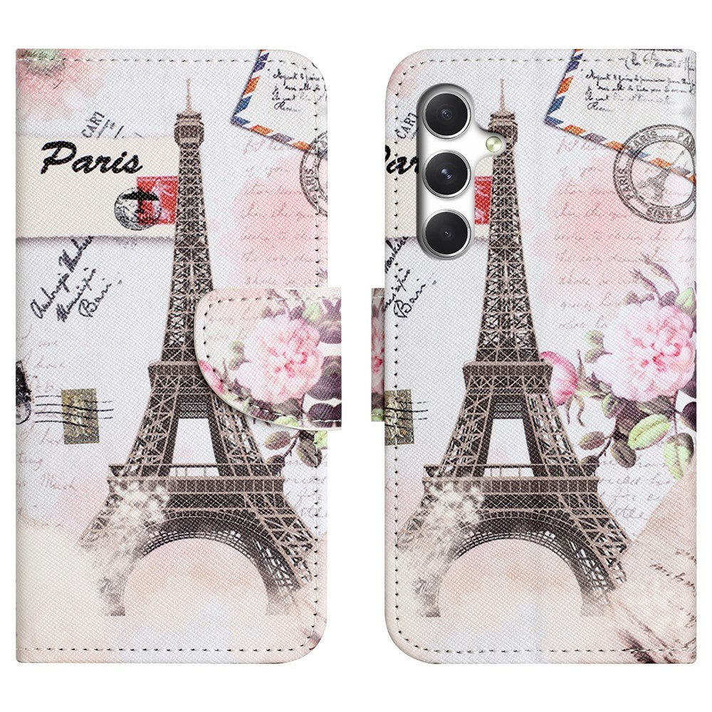 Samsung Galaxy S26+ (Plus) EIDERWOOD Kunstskinn Flip Deksel m. Mønster - Paris