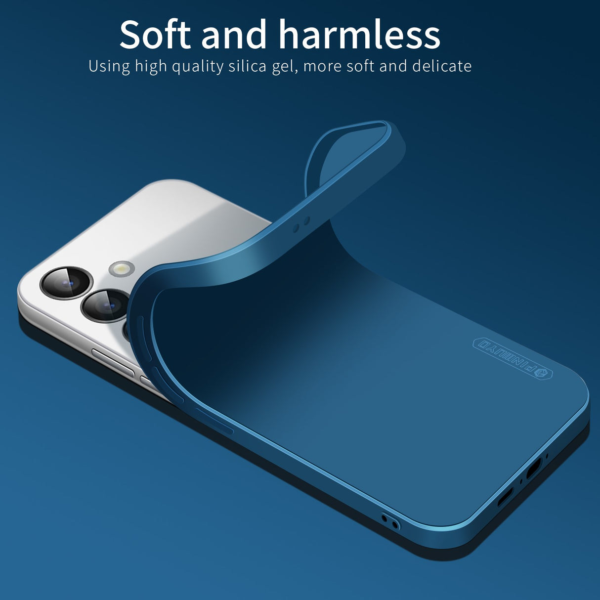 Samsung Galaxy A37 Pinwuyo Pinwuyo Silikon Deksel - Svart