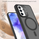 Samsung Galaxy A37 EIDERWOOD Hybrid Deksel med Kickstand – MagSafe Kompatibel – Svart