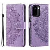 OnePlus 15R EIDERWOOD Kunstskinn Flip Deksel m. Mønster - Lilla