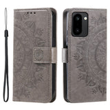OnePlus 15R EIDERWOOD Kunstskinn Flip Deksel m. Mønster - Grå