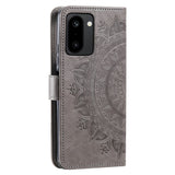 OnePlus 15R EIDERWOOD Kunstskinn Flip Deksel m. Mønster - Grå