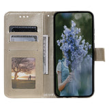 OnePlus 15R EIDERWOOD Kunstskinn Flip Deksel m. Mønster - Gull