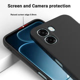 OPPO A6x EIDERWOOD Silikon Deksel med Stropp - Svart