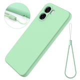 OPPO A6x EIDERWOOD Silikon Deksel med Stropp - Grønn
