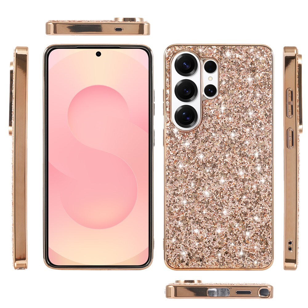Samsung Galaxy S26 Ultra EIDERWOOD Hybrid Glitter Deksel - Gull