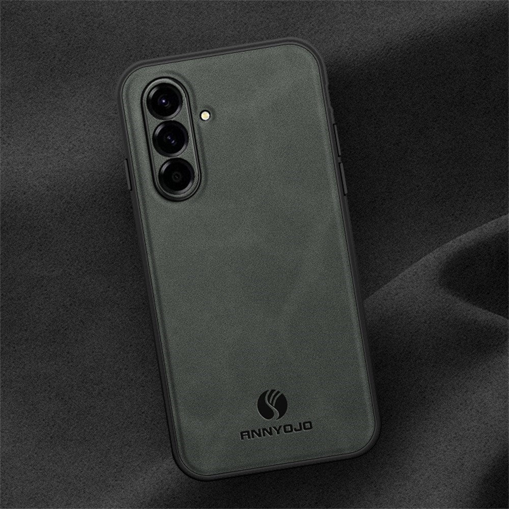 Samsung Galaxy A27 EIDERWOOD Hybrid Deksel med Kunstskinn – Vinrød