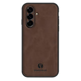 Samsung Galaxy A27 EIDERWOOD Hybrid Deksel med Kunstskinn – Brun