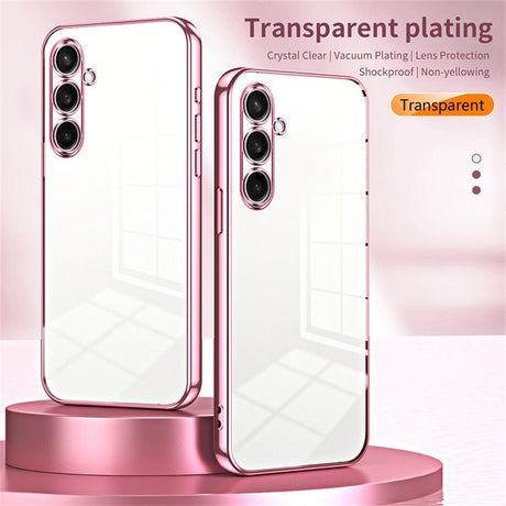 Samsung Galaxy A27 EIDERWOOD Fleksibelt Plast Deksel - Glanset Overflate - Gjennomsiktig / Sølv