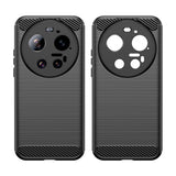 Xiaomi 17 Ultra EIDERWOOD Brushed Carbon Deksel - Svart