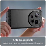 Xiaomi 17 Ultra EIDERWOOD Brushed Carbon Deksel - Svart