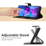 OPPO Reno15 (5G) EIDERWOOD Kunstskinn Flip Deksel m. Stropp - Svart