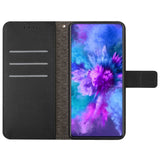OPPO Reno15 (5G) EIDERWOOD Kunstskinn Flip Deksel m. Stropp - Svart