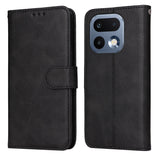 Realme 16 Pro EIDERWOOD Kunstskinn Flip Deksel m. Stropp - Svart