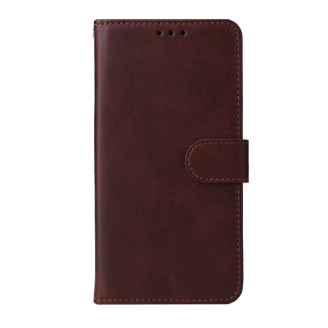 Realme 16 Pro EIDERWOOD Kunstskinn Flip Deksel m. Stropp - Brun