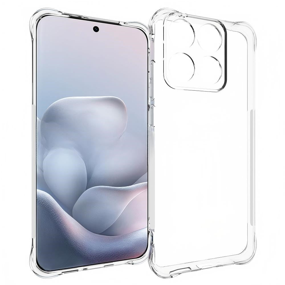Motorola Edge 70 Fusion EIDERWOOD Fleksibelt Plast Deksel m. Forsterkede Hjørner - Gjennomsiktig